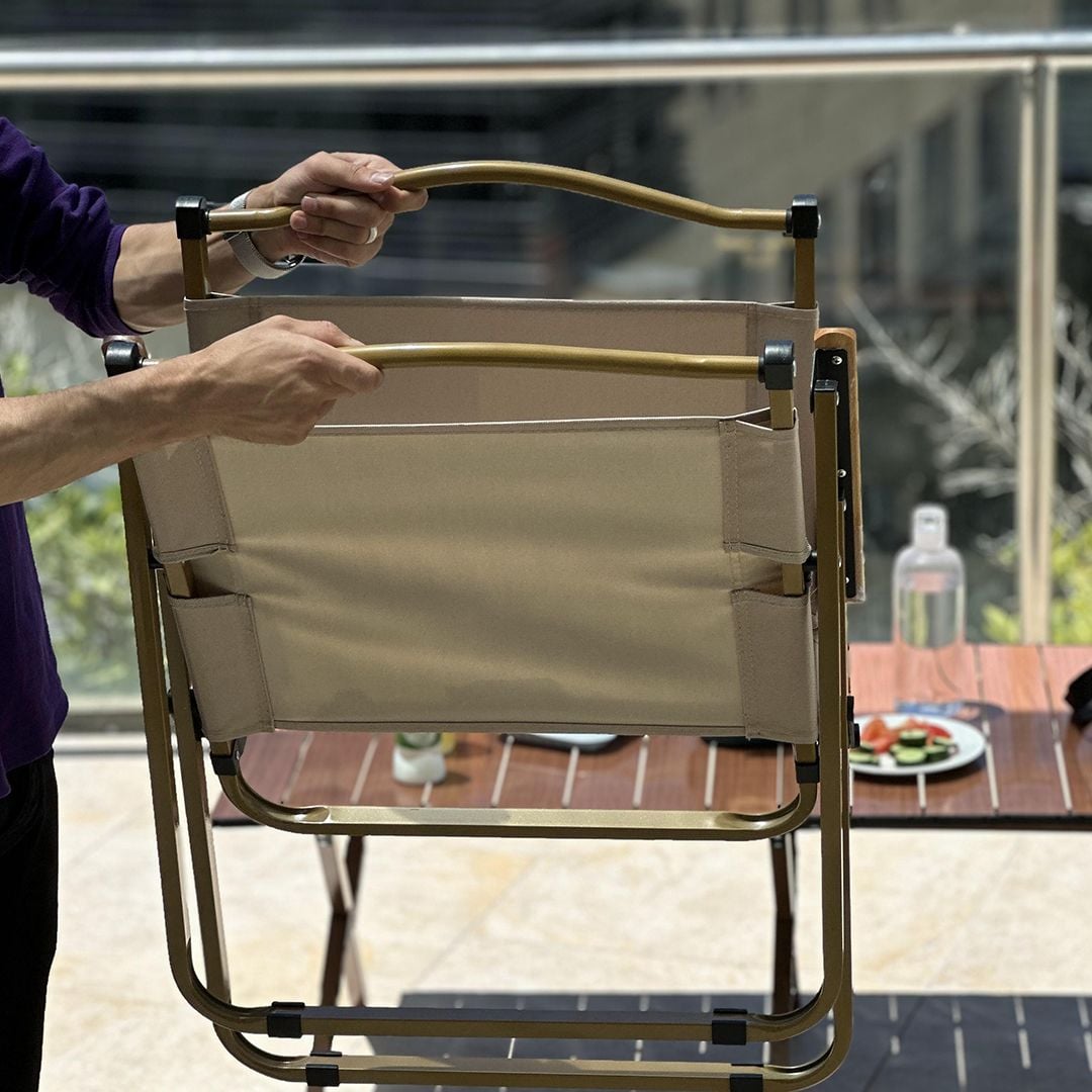 Folding Wooden Picnic Chair product thumbnail 9