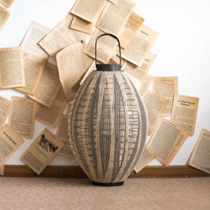 فانوس الشموع الخشبي - 55 سم - 2