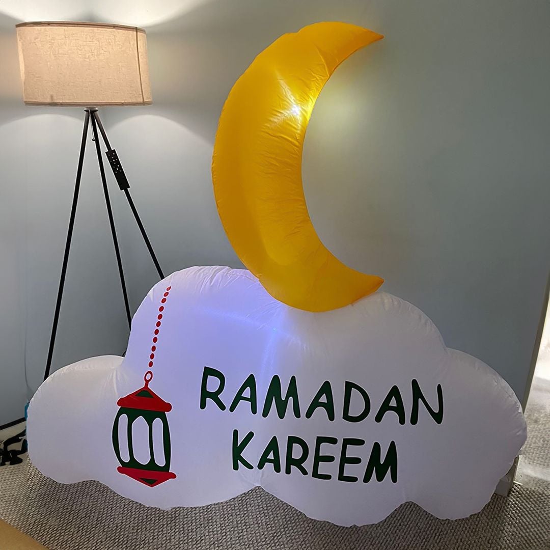 مُجسم الهلال مع غيمة - 10