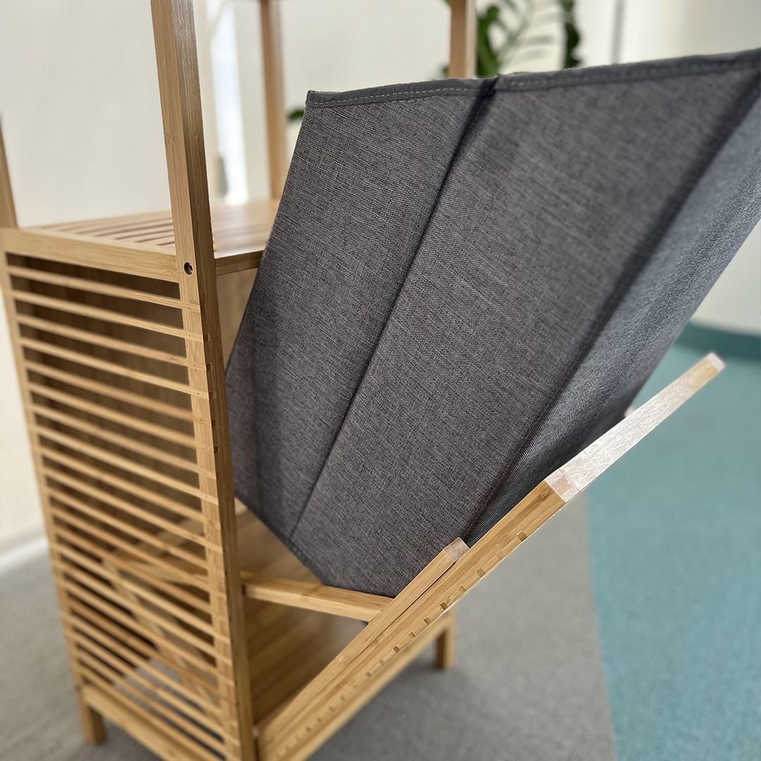 Laundry Basket with Wooden Shelves product thumbnail 6