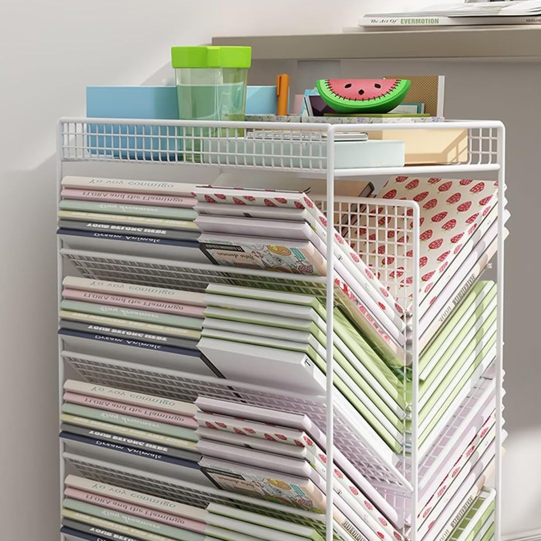Metal Book Storage Cart product thumbnail 6