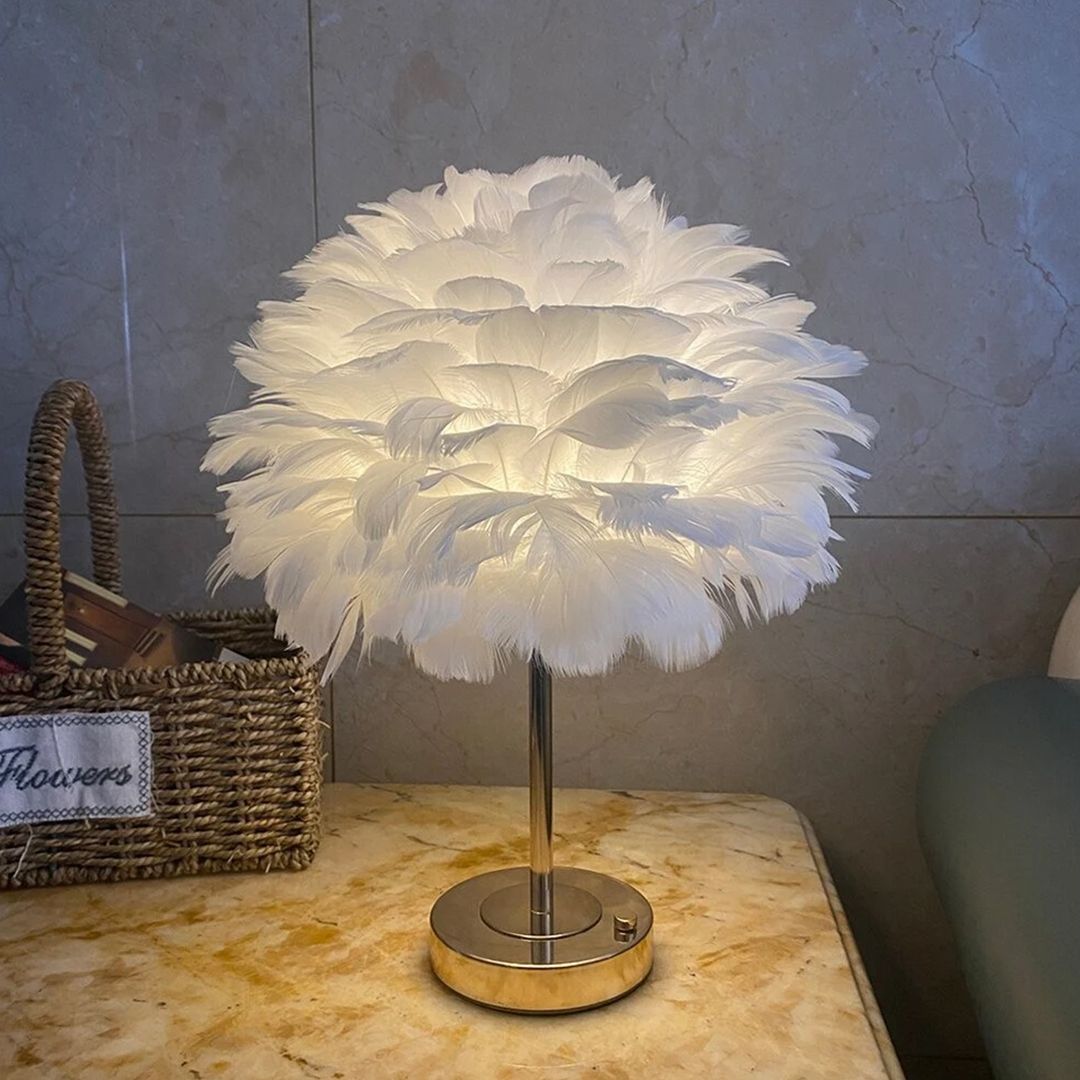 Table Light Feather LED Lamp product thumbnail 12