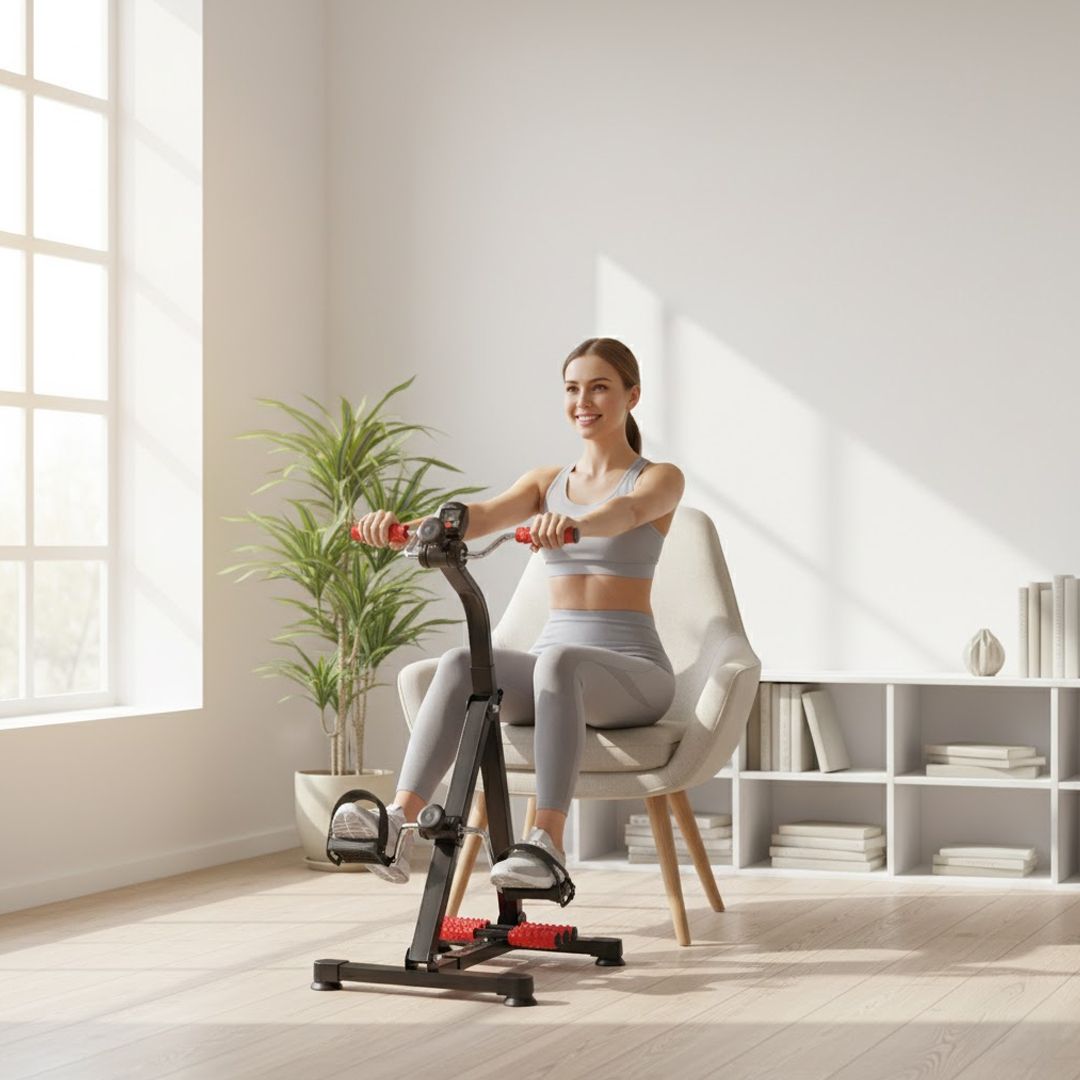 Arm & Leg Exercise Bike with Foot Massage - 7