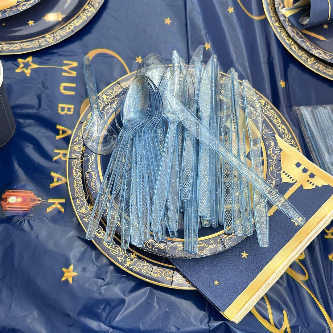 مجموعة أدوات المائدة للعيد - 169 قطعة - 7