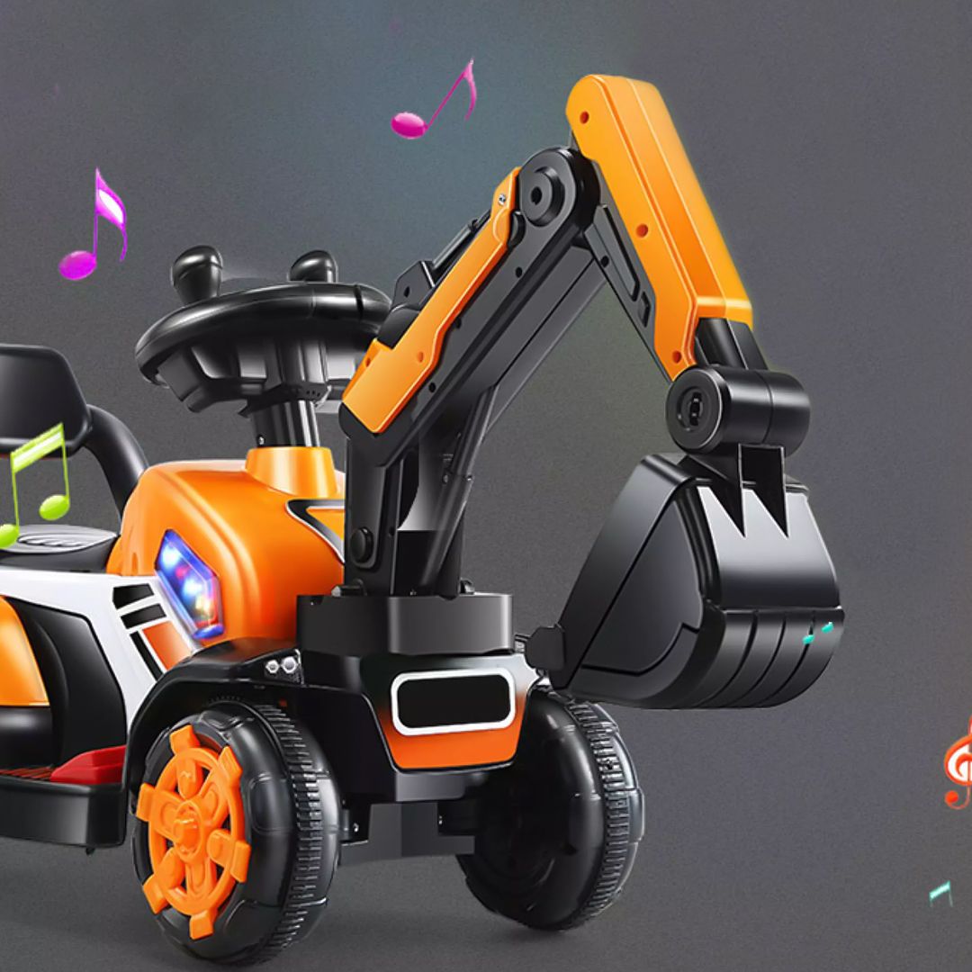 جرافة كهربائية للأطفال - 15