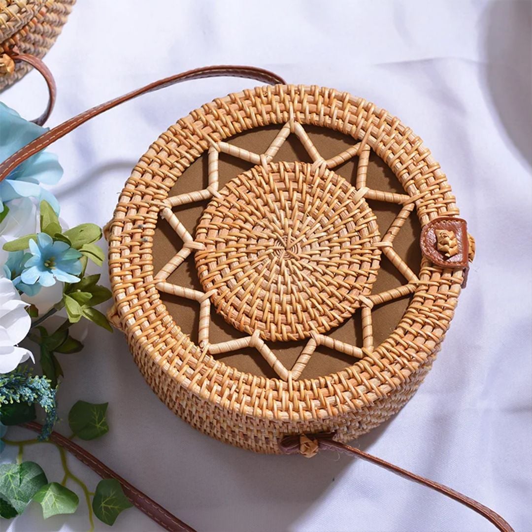 Handmade Rattan Shoulder Bag product thumbnail 11