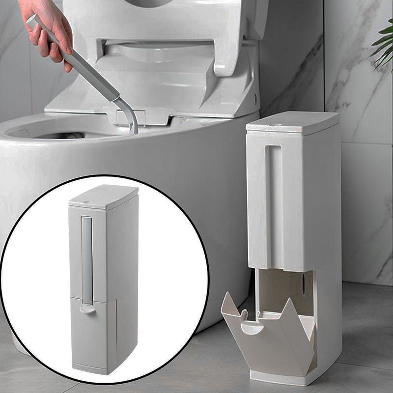 Trash Can with Cleaning Brush for the Bathroom product thumbnail 10