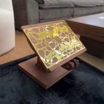 حامل المصحف الفاخر بلمسة أكريليك ذهبية من روح - 7