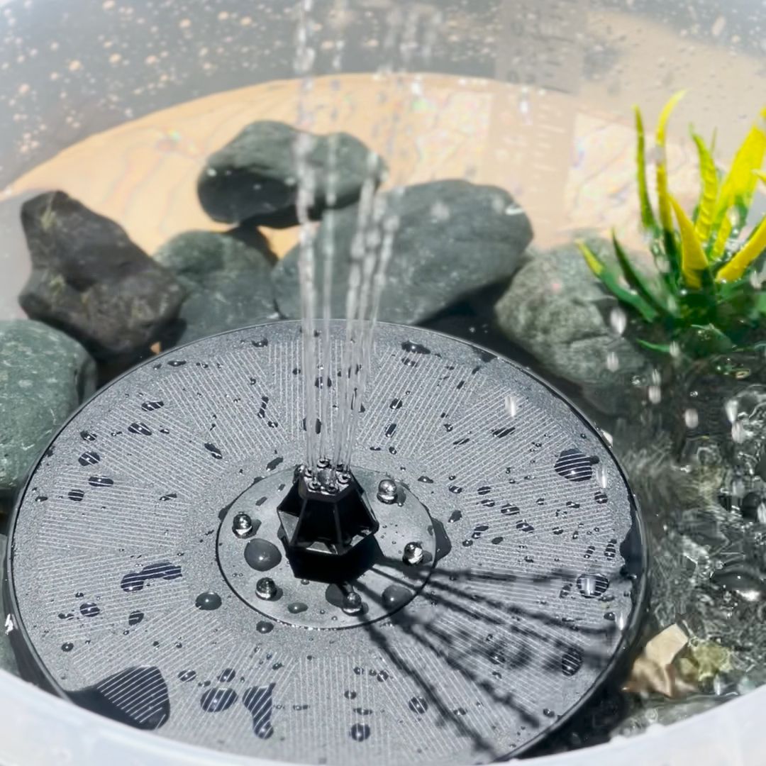 النافورة المُضيئة على الطاقة الشمسية - 32