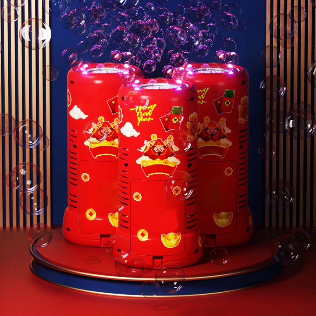 صانع الفقاعات على شكل ألعاب نارية - 3