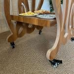 ترولي ضيافة خشبي بتصميم أهلاً من روح - 8