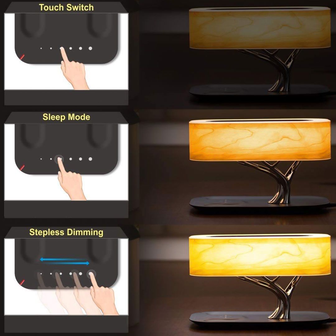 Bedside Lamp with Bluetooth Speaker and Wireless Charger product thumbnail 15