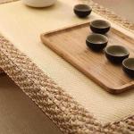 طاولة الجلسة الارضية مع أربع مقاعد - 6