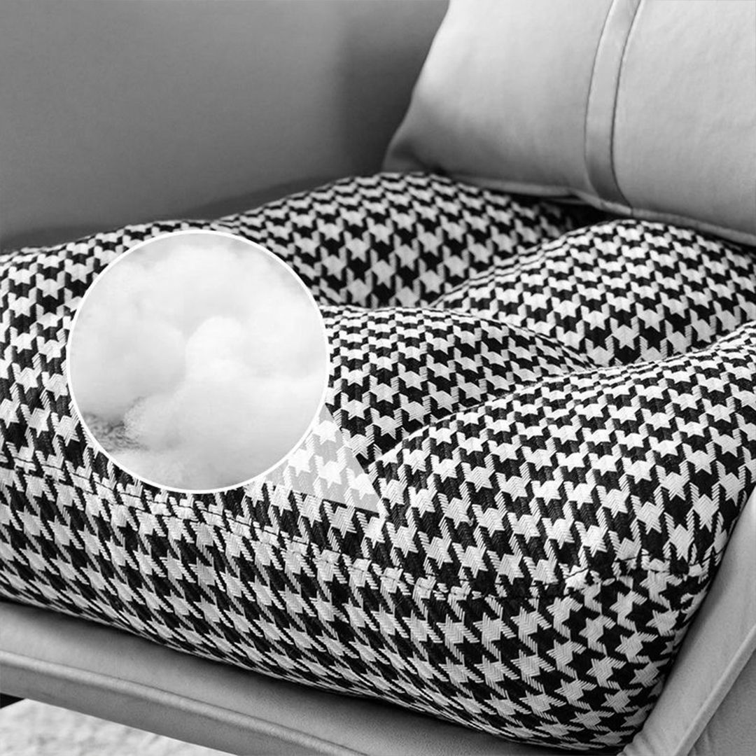 كرسي هزاز جلد فاخر مع مسند قدم - 12