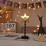 مجموعة ديكورات العيد الخشبية بإضاءة ليد - 4