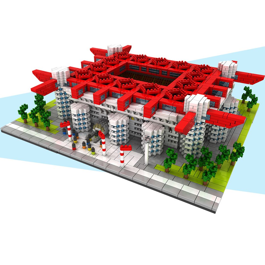 مجسم ليغو لملعب سان سيرو - 3