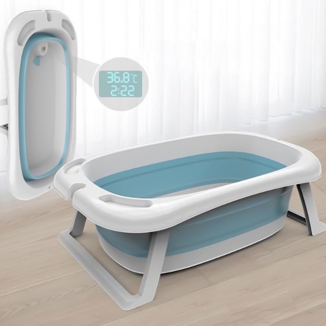 Baby Folding Bathtub with Thermometer product thumbnail 9