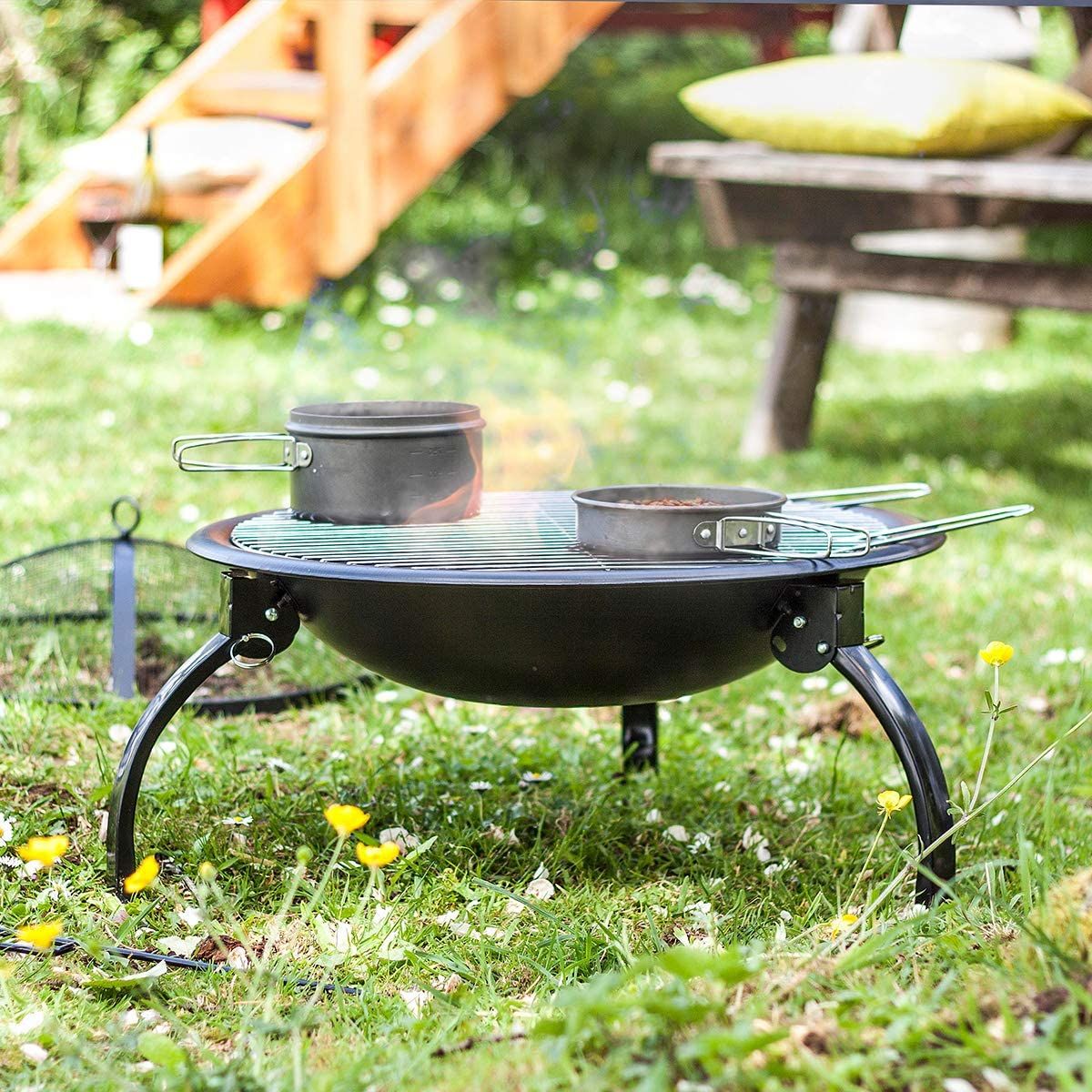 BBQ Firepit With Folding Legs product thumbnail 9