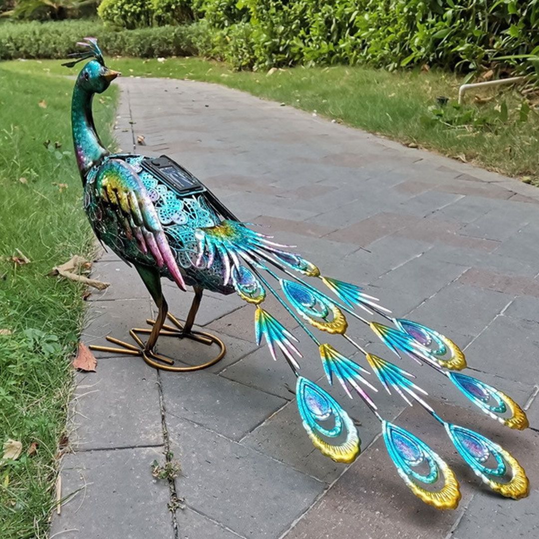 Peacock Statues with Solar Lights product thumbnail 19