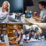 مرطب هواء بارد USB بإضاءة ليد - 9