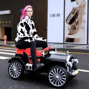 سيارة كهربائية كلاسيكية للأطفال	 - 4