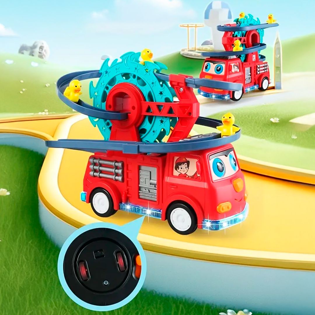 لعبة سيارة الإطفاء مع البطات للأطفال - 14