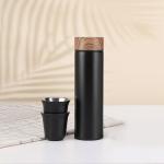 قارورة ماء مع فنجانين من الستانلس - 8