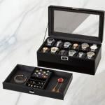 Leather Box for Accessories and Watches - 4