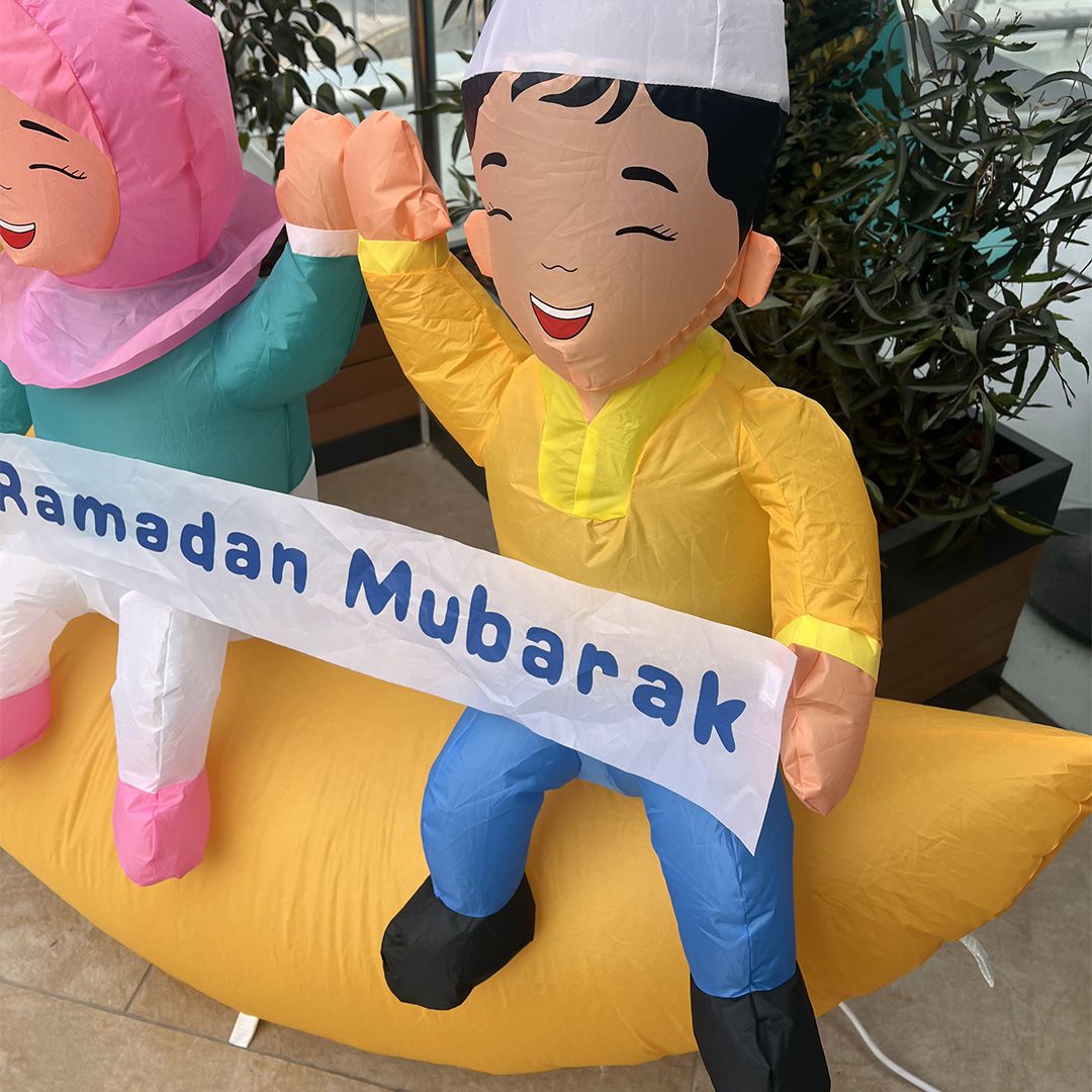 مُجسم الهلال المضيء القابل للنفخ - 12