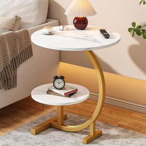 طاولة جانبية بتصميم مزدوج