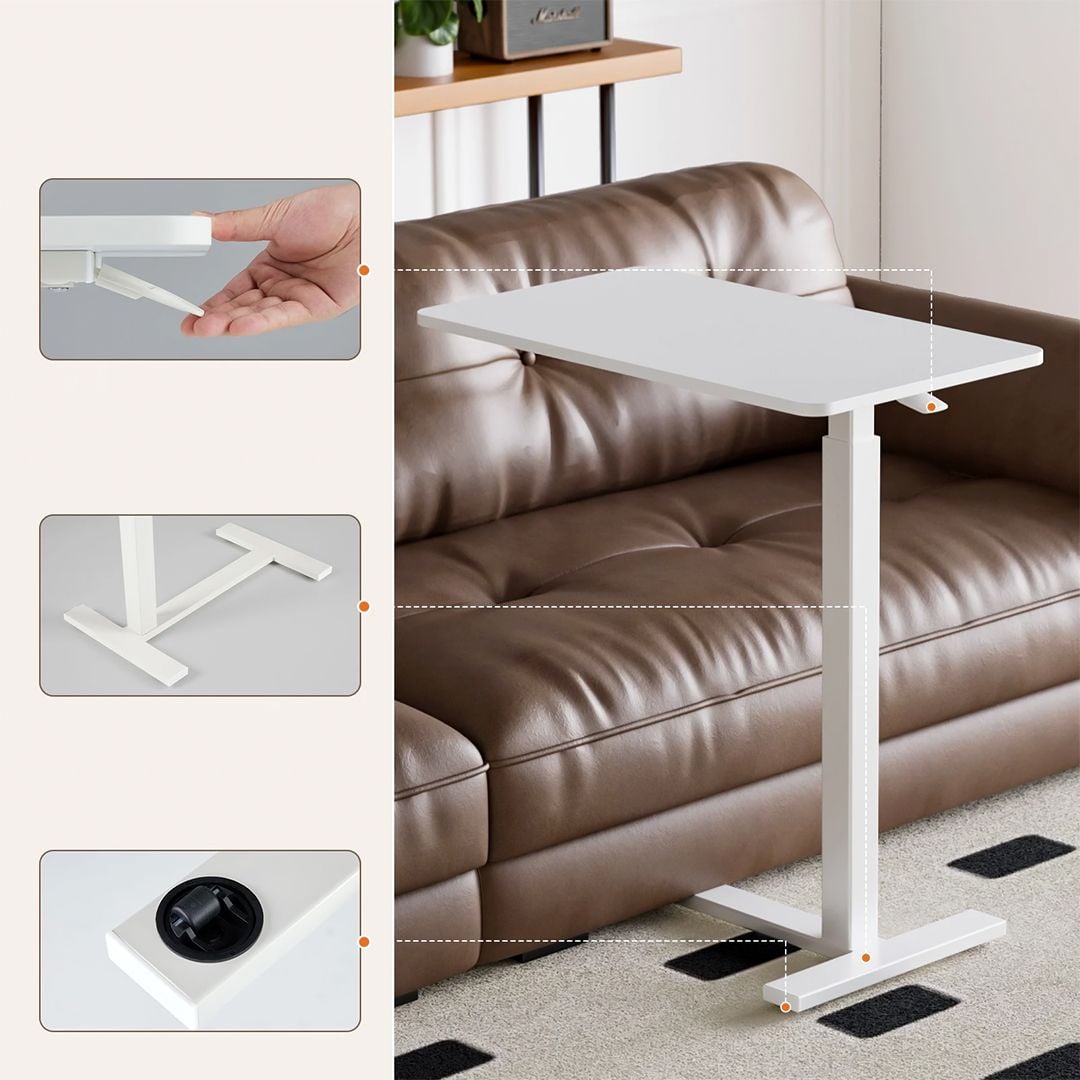 طاولة كمبيوتر جانبية متحركة - 8