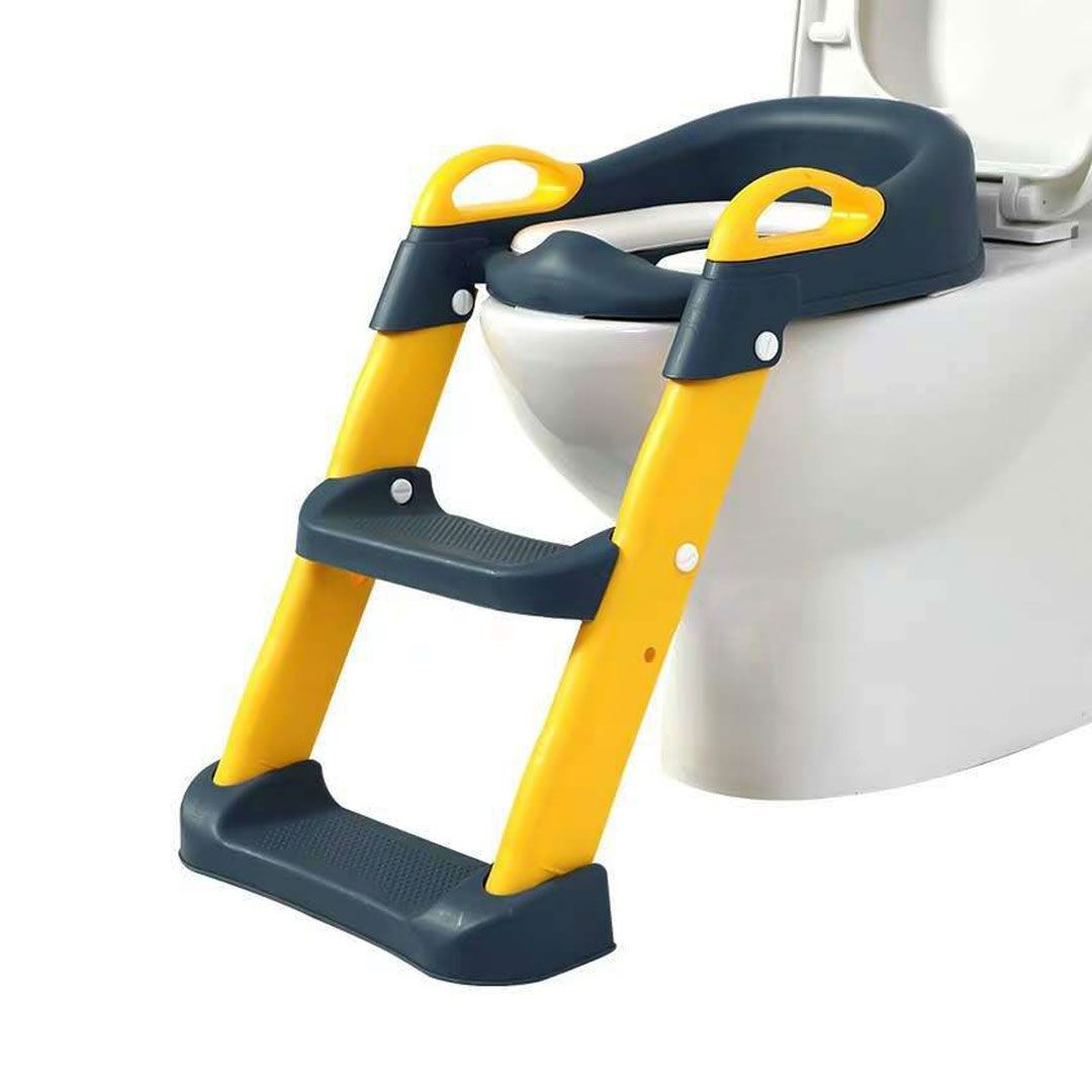 مقعد تدريب على الحمام مع سلم - 7