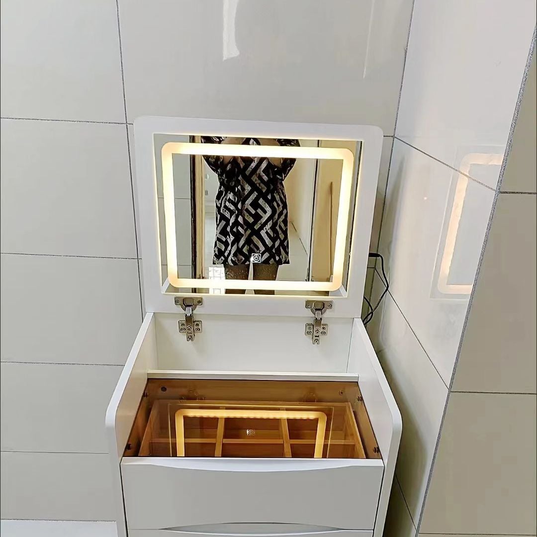 Vanity table with lighted mirror product thumbnail 10