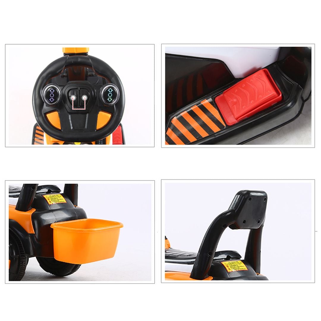 جرافة كهربائية للأطفال - 7