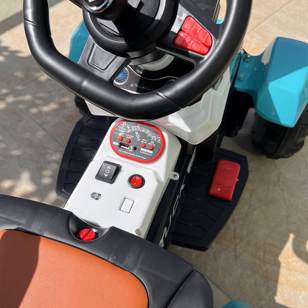 جرافة ركوب كهربائية للأطفال - 8