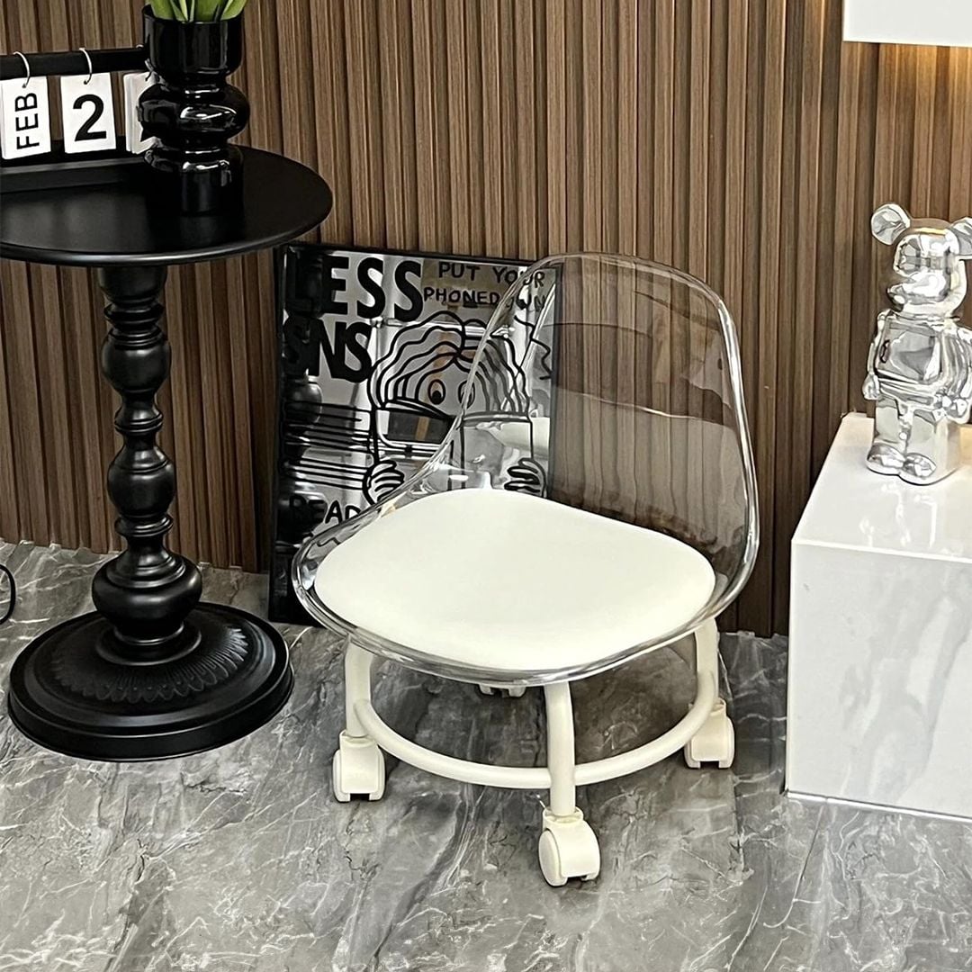 كرسي آكريليك شفاف قابل للدوران - 3