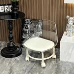 كرسي آكريليك شفاف قابل للدوران - 3