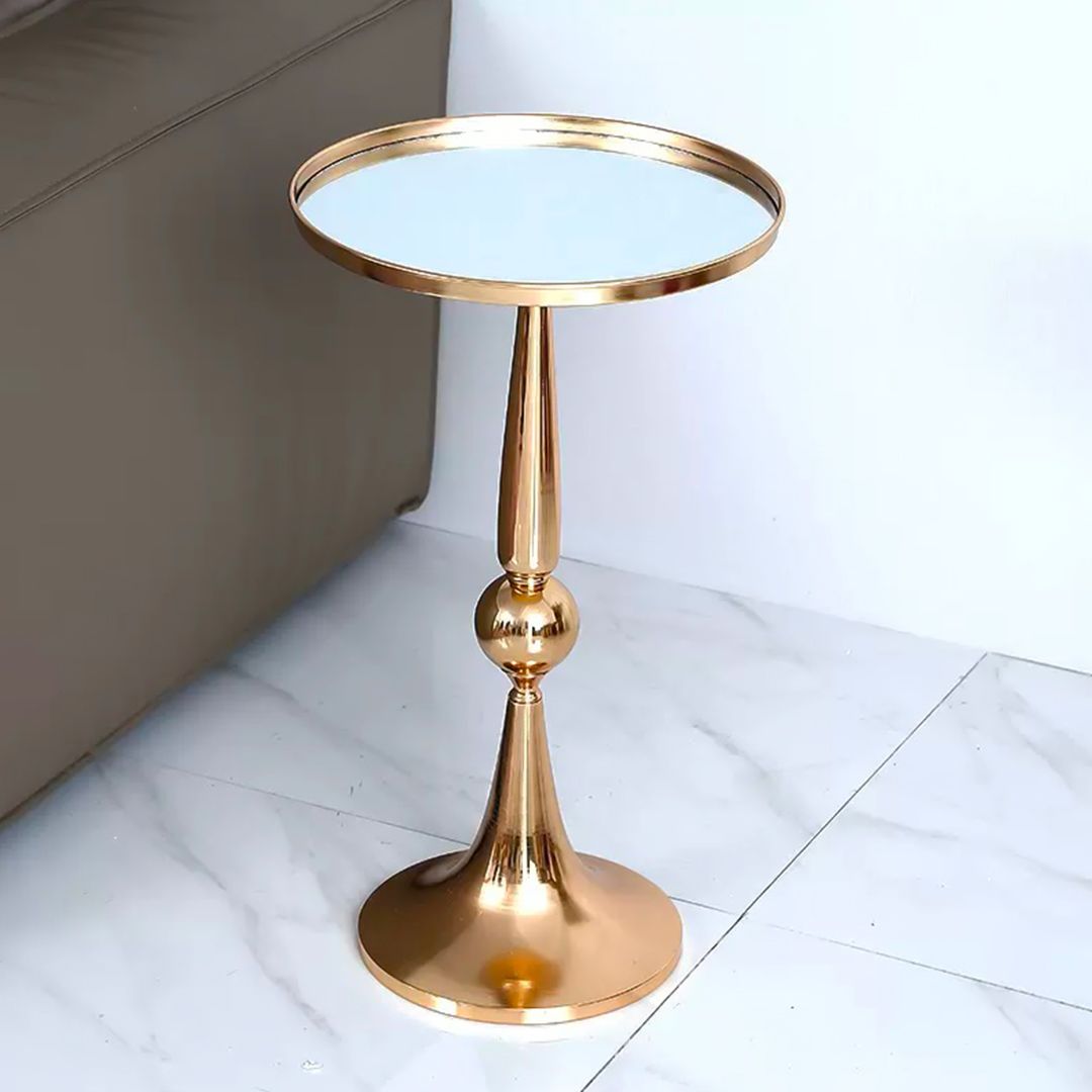 طاولة جانبية ذهبية أنيقة - 10