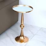 طاولة جانبية ذهبية أنيقة - 10