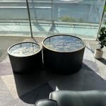 طقم طاولات بتصميم تروس ساعة فني فاخر - 16