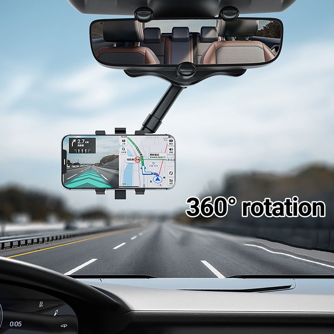 Auto Rearview Mirror Car Phone Holder product thumbnail 3