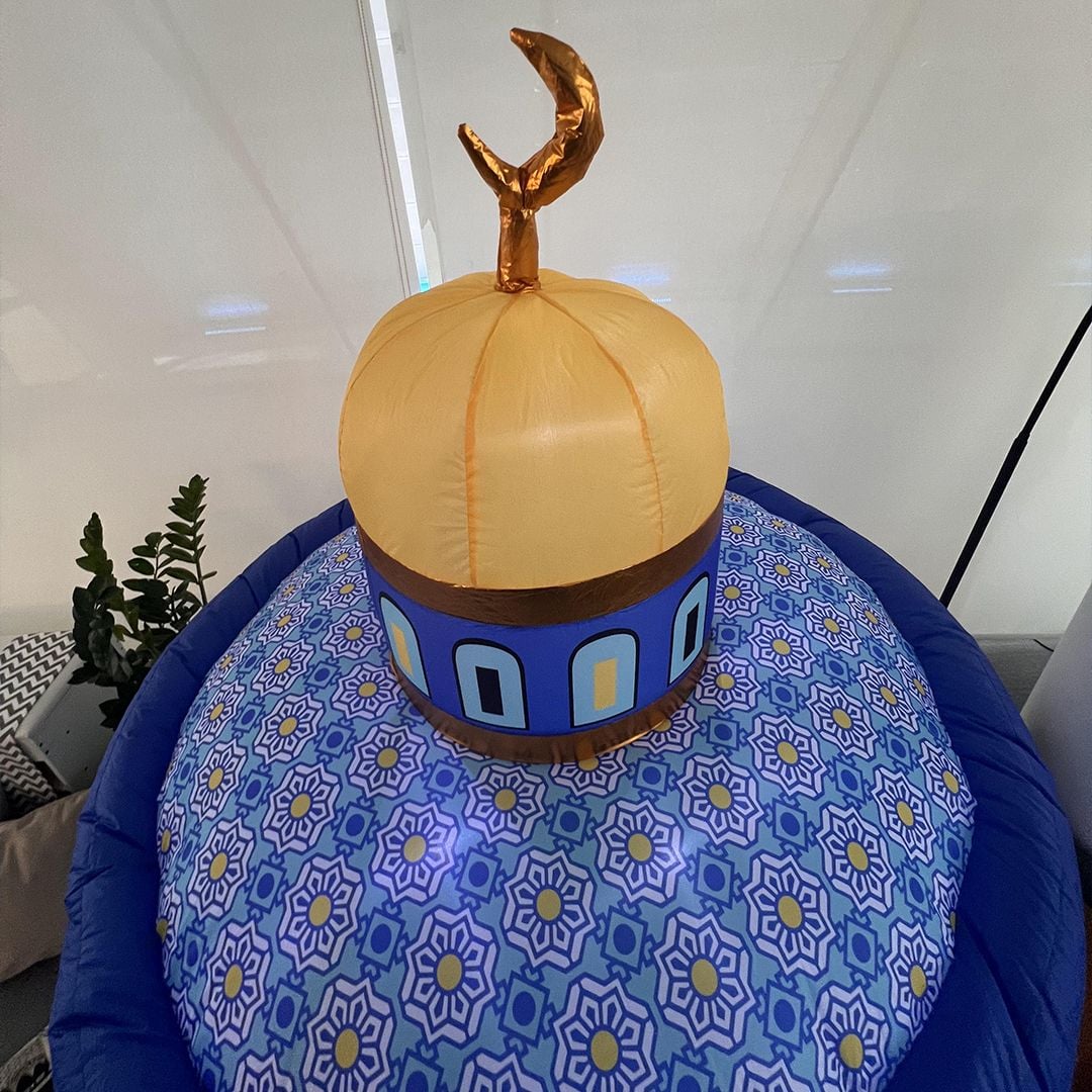 مسجد قبة الصخرة القابل للنفخ - 10