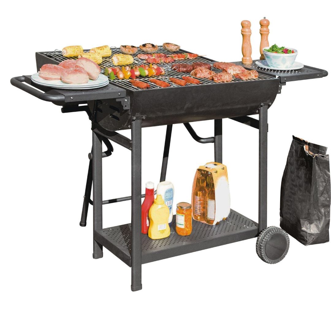 Charcoal Kettle Grill With Side Shelves product thumbnail 8