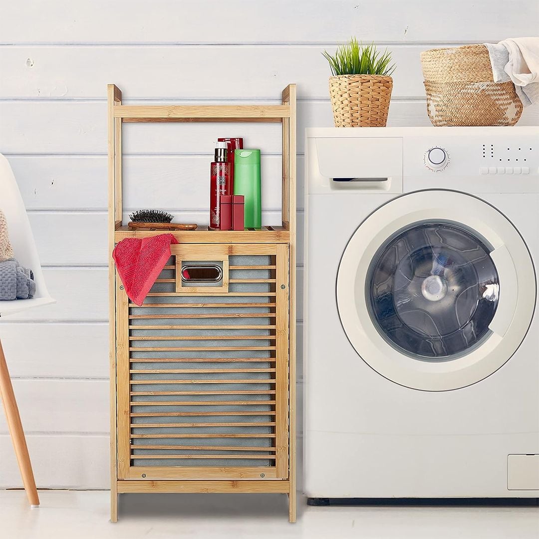 Laundry Basket with Wooden Shelves product thumbnail 13