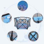 سياج قابل للفتح والتخزين بسهولة للأطفال - 5