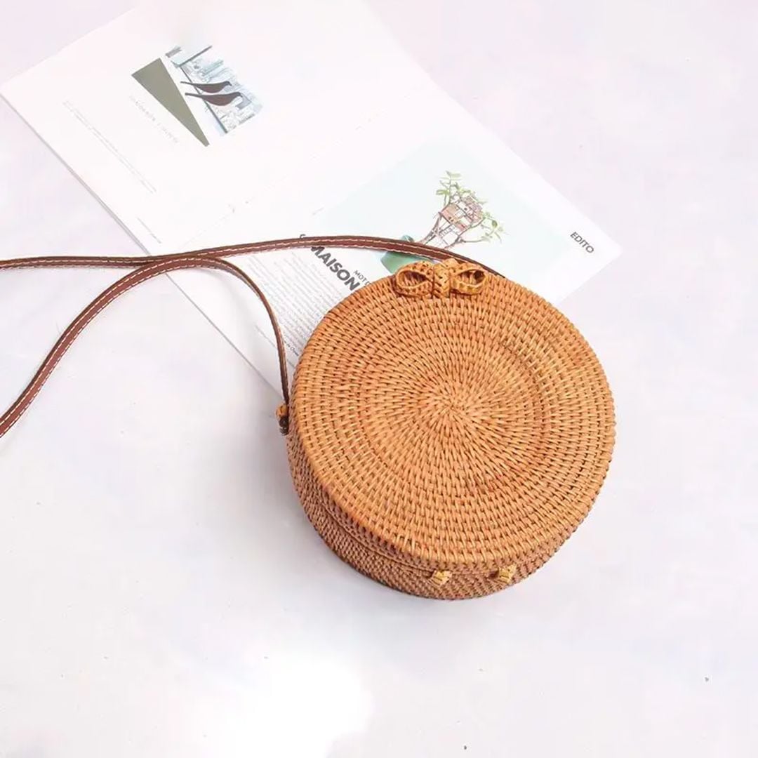 Handmade Rattan Shoulder Bag product thumbnail 7