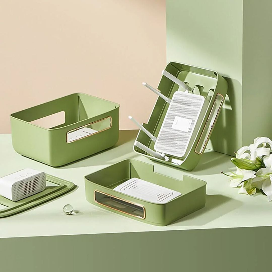 صندوق تنظيم الكيبلات والراوتر - 10