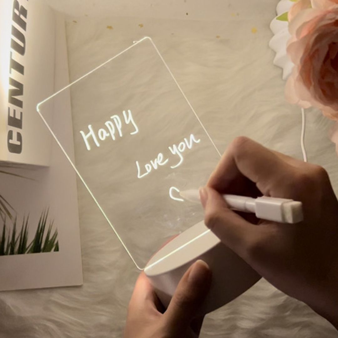 Creative Acrylic LED Note Board product thumbnail 3