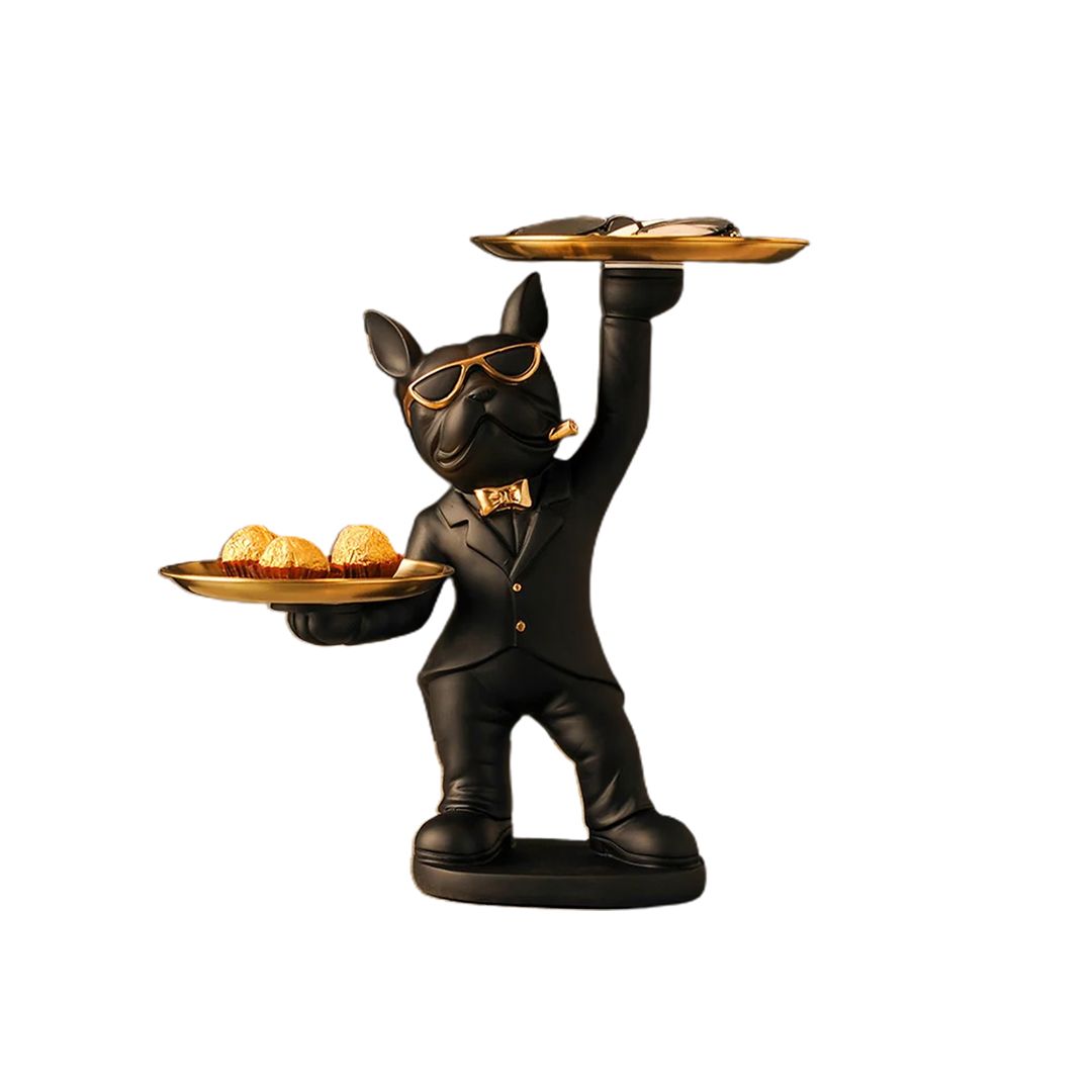 French Bulldog Statue with Tray product thumbnail 3