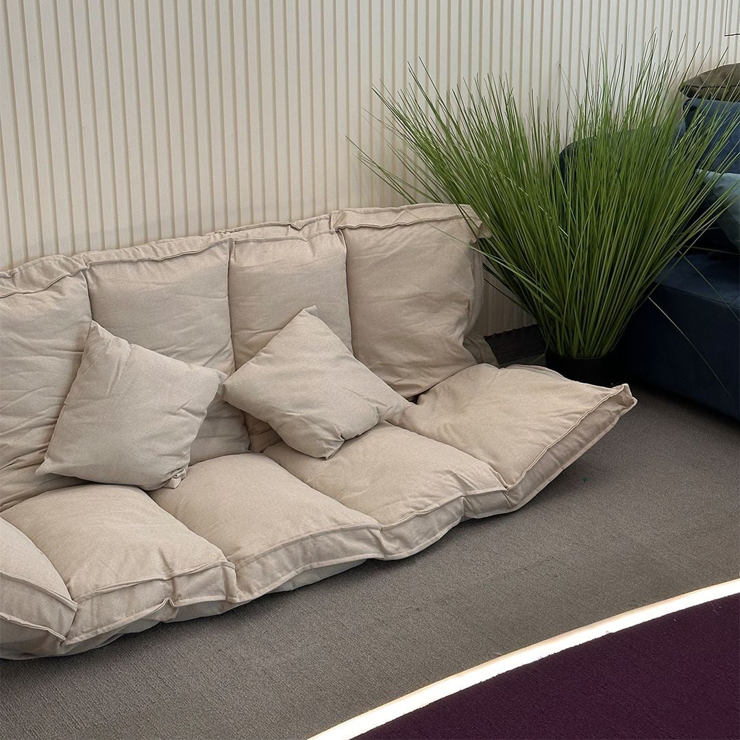 5 sections Relaxing Sofa Bed with Two Pillows product thumbnail 4
